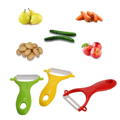 Ceramic Peeler 4 Color Vegetable Fruit Peeler Kitchen Potato Carrot Cucumber Peeler Peeling Kitchen Gadgets KC0113