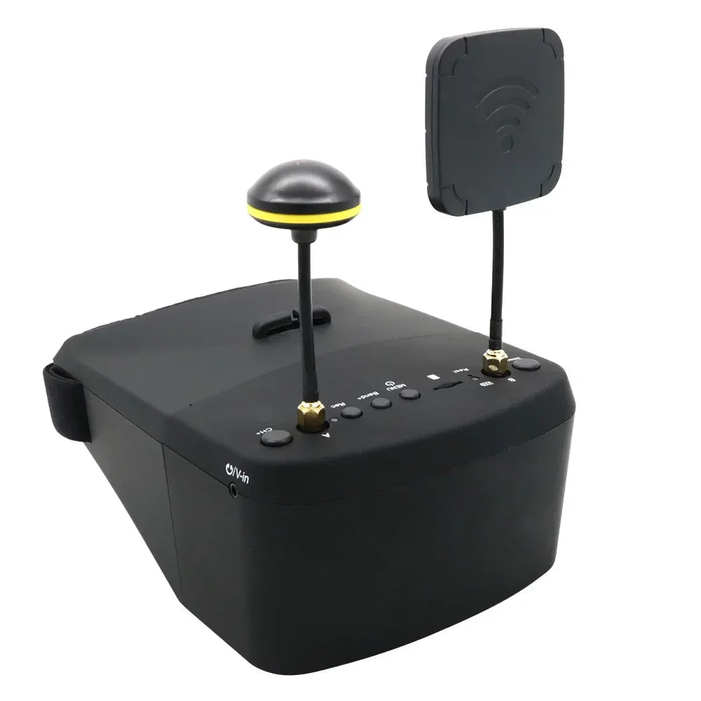 Ev800d 5.8g 40ch 5 Inch 800*480 Video Headset Dvr Diversity Fpv Goggles With Battery For Rc Model Rc Fpv Drone