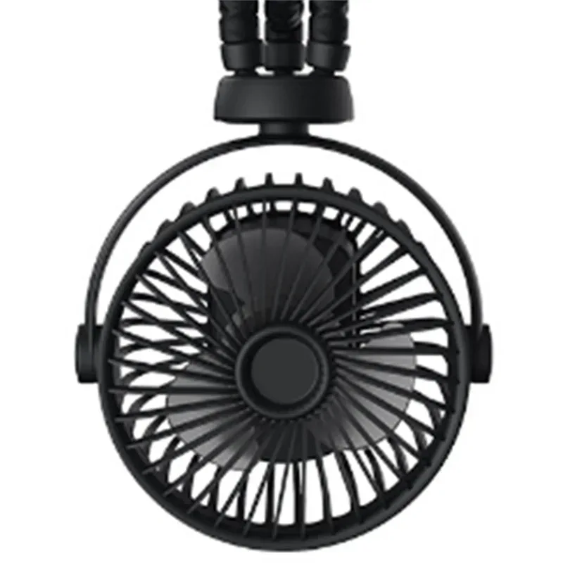 Mini USB Fan Rechargeable Octopus Multifunctional Fixable Small Fan Portable Desktop for Baby Stroller Bicycle with Soft Wind