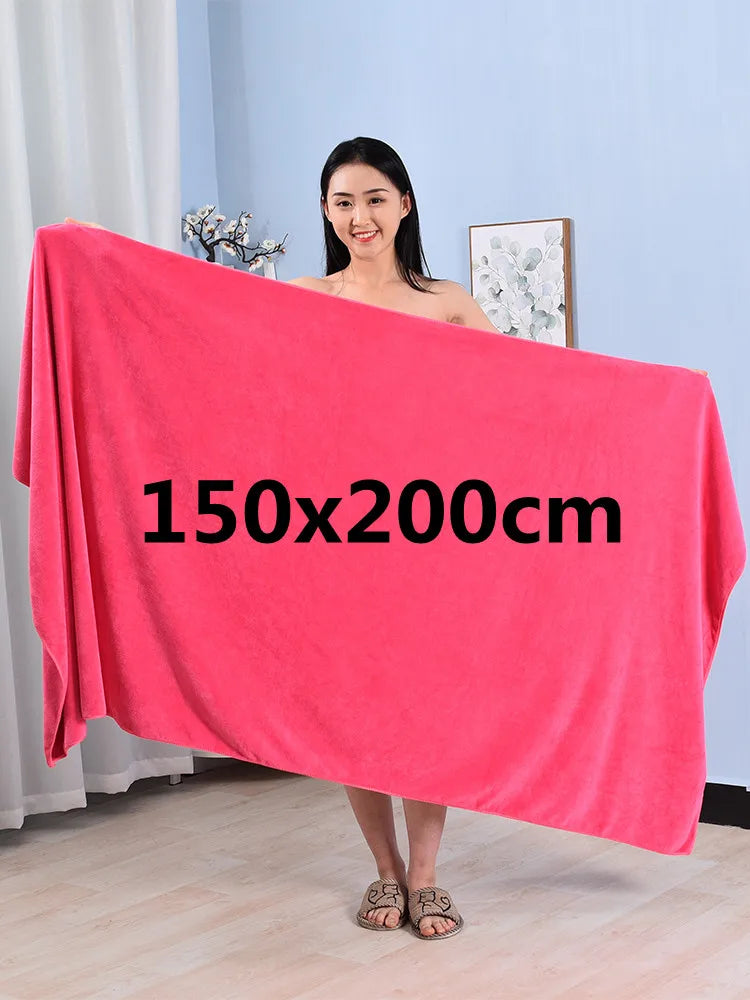 increasesuperfine microfiber fitness bath towel super soft travel camping towel super absorbent swimming sports towel