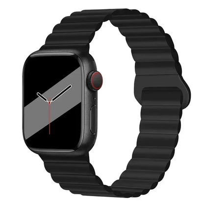 NEW Original Liquid Silicone Magnetic bands for Apple watch band Ultra 2 Series 9 SE iwatch 42mm 44mm 45mm 49mm 38mm 40mm 41mm