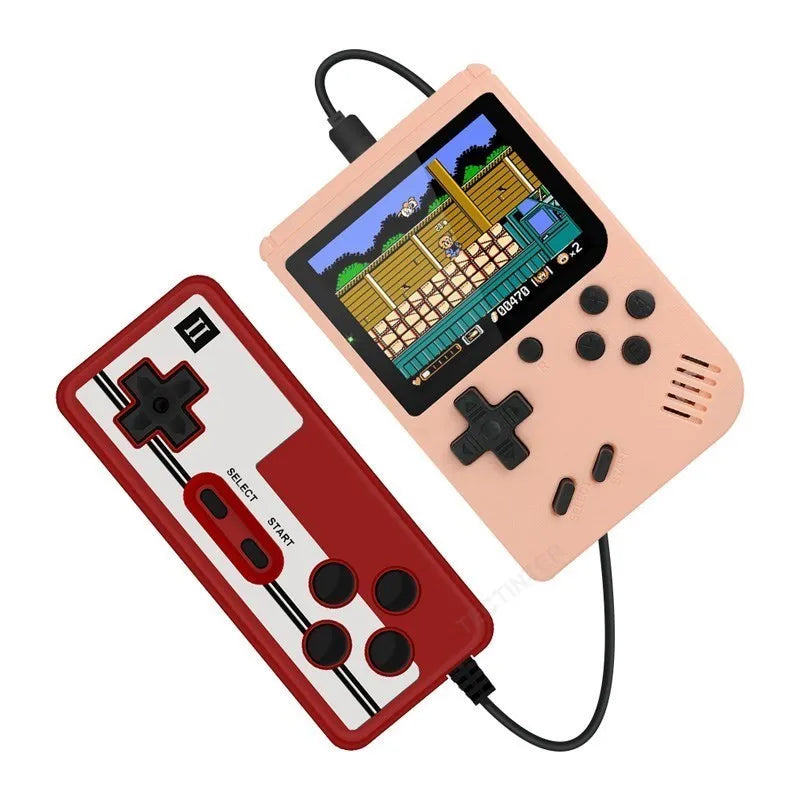 Built-in 400 FC Games with Portable Case 3.0 Inch LCD Screen Video Game Player Kids Boys Gift for Retro Handheld Game Console