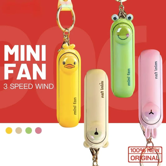 XIAOTREE Cute Mini Fan Kipas Portable Hand Fold Bedside Office USB Charge Battery Table Desk Cooling Folding Handheld Fan by PDG ibma