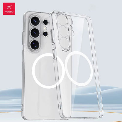 Xundd Magnetic Case For Samsung Galaxy S26 Ultra PC HD Transparent Cover Camera Lens Protection For Samsung S26 Ultra Case
