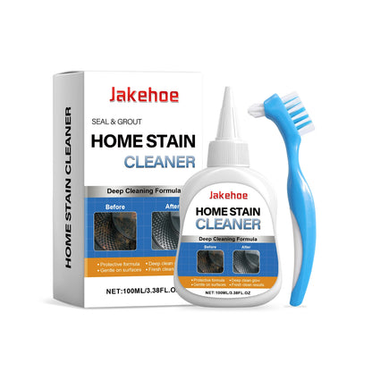 JAKEHOE Household Stain Remover Gel Heavy Duty Washing Machine Cleaner with Brush Shower Bathroom Sink All-Purpose Cleaning Gel