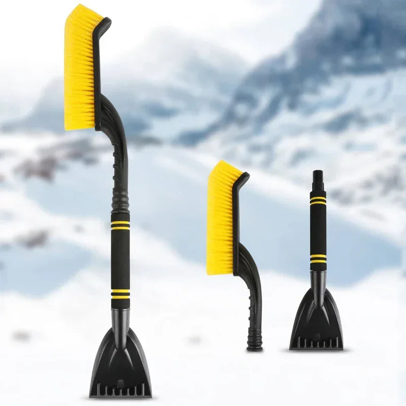Car Snow Scraper Sweeping Shovel for Winter with Handle Auto Cleaning Brush Ice Scraper Remover Auto Windshield Accessori
