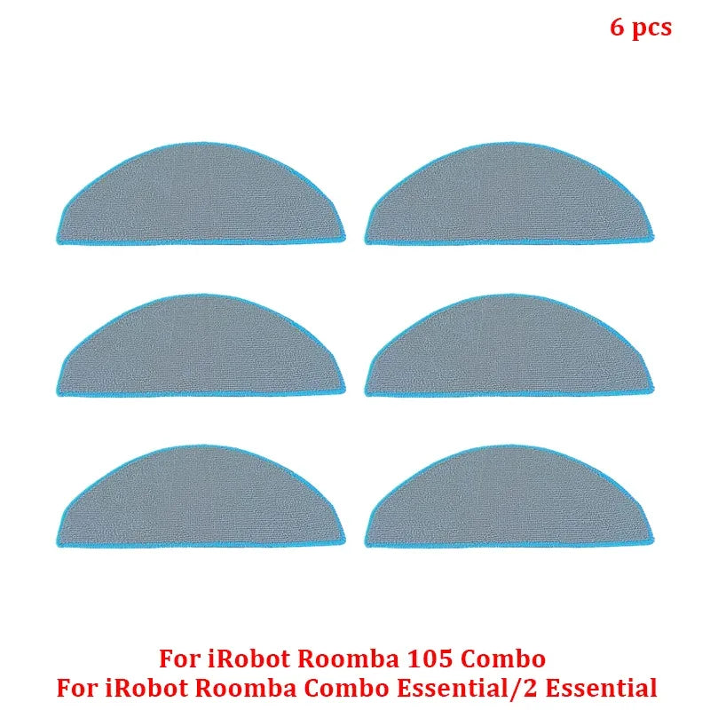 Accessories For iRobot Roomba Combo Essential / 2 Essential, Roomba Vac 2 Essential / 105 Robot Vacuum Cleaner Mop Cloths Part