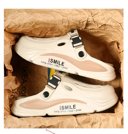 Male Sandals Casual Shoes Outdoor Beach Sandals Women Soft Clogs Garden Bottom Indoor Summer Flip Flops Men Massage Slippers