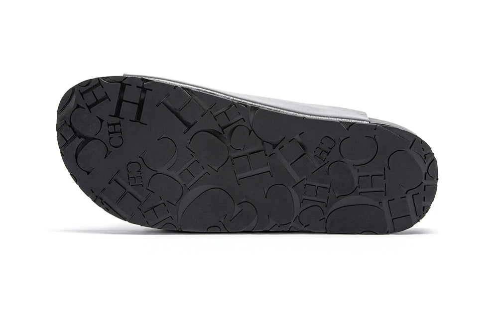 New Summer Beach Soft base massage Slippers Casual Double Buckle Non-slip Clogs Slides Women Men Slip on Flip Flop Shoe