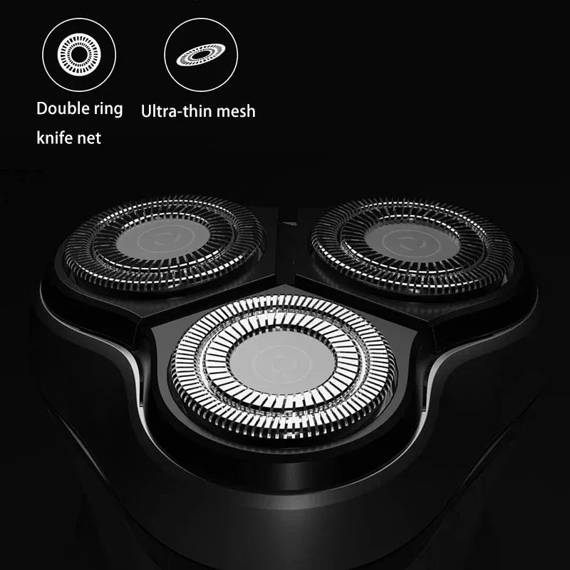 ENCHEN Blackstone Electrical Rotary Shaver for Men 3D Floating Blade Washable Type-C USB Rechargeable Shaving Beard Machine