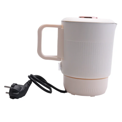 ELEG-3 In 1 Multifunctional Rice Cooker Foldable Mini Travel Electric Kettle Household Foldable Electric Cooker Hot Pot EU Plug