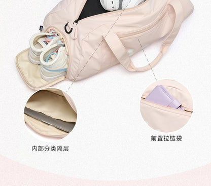 LEE Waterproof Sports Fitness Gym Bag Women Men Large Capacity Yoga Shoe Compartment Dry Pocket Luggage Travel Bag