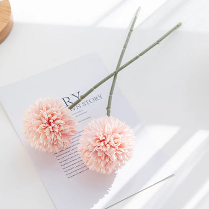 3/5PCS Silk Hydrangea Pompon Home Decor Scrapbooking Wedding Festival Wreath Bridal Accessories Clearance Artificial Flowers Diy
