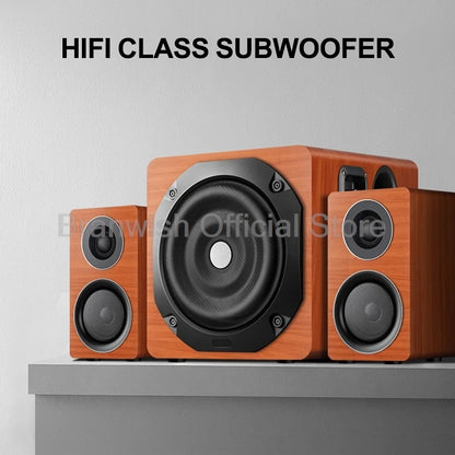 6.5 inch 180W Speaker with 2Pcs Satellite Speakers 5.0 Bluetooth HIFI Sound Box Support RCA USB TF For Home Theater Karaoke 1Pc