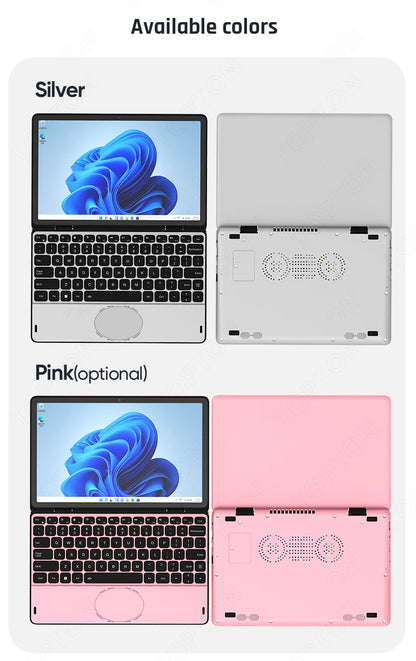 Topton L20 360° YOGA Intel N100 Laptop 10.95 inch IPS Touch Book Max 32G DDR4 2T SSD Portable Office Notebook Mini PC Tablet