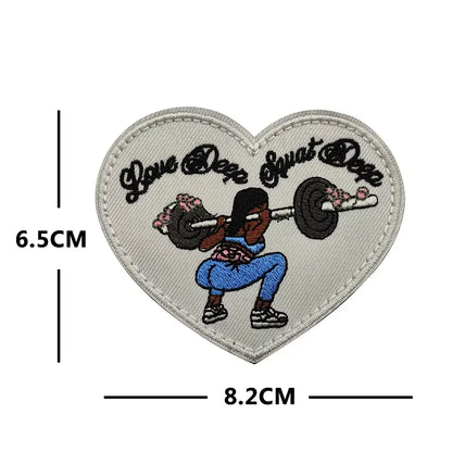 Sports Fitness Gym Patches No Pain No Gain ATHLETE team club Tactical Embroidered Patch brand Armband