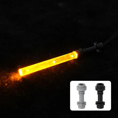 Famous Star Movies LED USB Glowing Light saber Building Block Weapon Accessories Toys Children Boy Educational Birthday Toys DIY