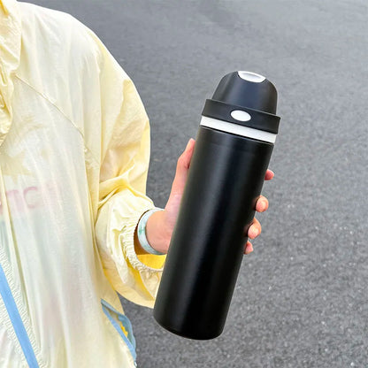 1pc Sports Cycling Water Bottle, 750ML Large Capacity Dual-Drinking Sports Water Bottle, Outdoor Portable Water Bottle
