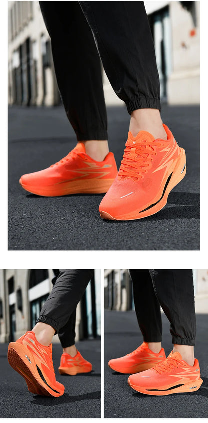 Men's Running Shoes Jogging Breathable Mesh Cushioning Non-Slip Outdoor Casual shoes Couple Trainer Race Sneakers Off-road Shoes