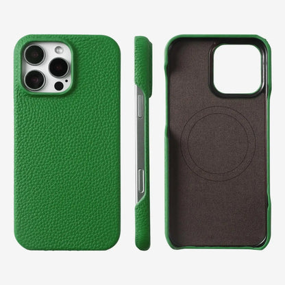 Premium Magnetic Genuine Leather Case For iphone 16 Pro Max 15 14 13 12 11 Wireless Charge Magnet Magsafe Cover Shockproof Coque