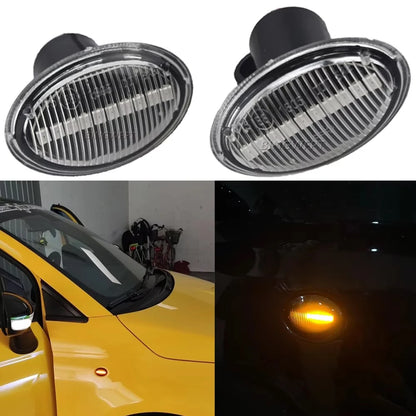 BINGWFPT For Abarth 500 595 695 For FIAT 500 500C 500L Flashing LED Dynamic Turn Signal Side Marker Light