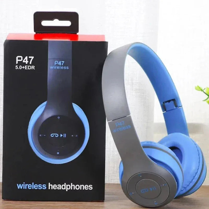 Handsfree Wireless Headphones Noise Canceling Headphone Earphone P47 headset Bluetooth Head Phone for iPhone Huawei Samsung S22
