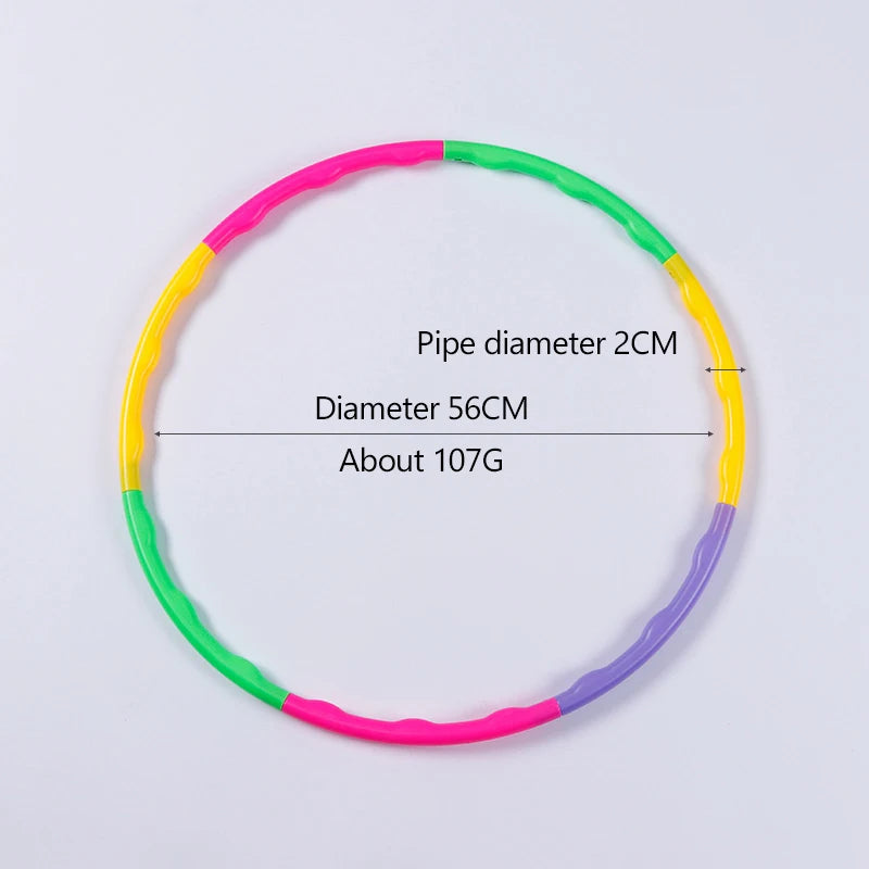 Sport Removable Color Hoop Equipment For Children Portable Exercise Plastic Fitness Training Circle Children's Best Gifts