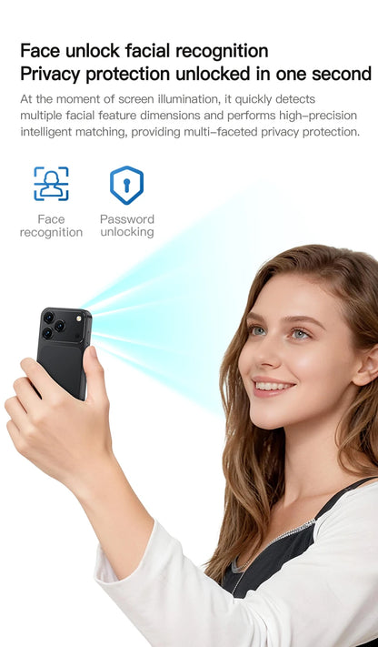 ONEMYTH A17 Mini 3G Mini Smartphone, 2GB RAM and 16GB ROM, WhatsApp, GPS, WiFi, Facial Recognition, Multi Color Small Phone