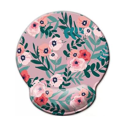 Gift Leopard Mouse Pad Ergonomic Gel Wrist Support Grey Non-Slip Base Wrist Rest Pad Typing and Pain Relief