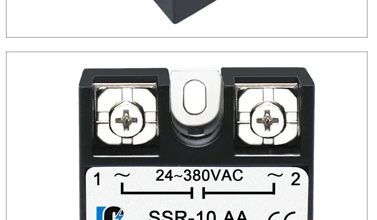 LCTC 1PCS SSR Solid State Relay DC To AC AC To AC DC To DC 10A 25A 40A 50A 60A 80A 100A Non-contact Relay 3-32VDC
