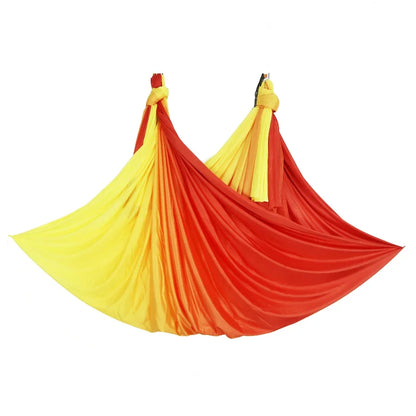 2024 New Aerial Yoga hammock Fabric Flying Pilates Yoga Swing Silk Aerial Anti-Gravity Traction Device Fitness Yoga Home Gym