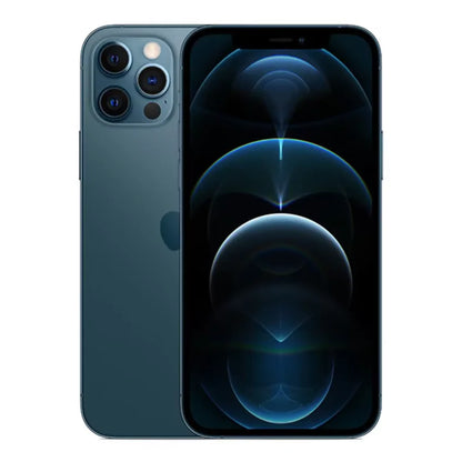 Unlocked iPhone 12 pro Max 6.7 Inch 128GB 256GB ROM A14 Bionic Chip iOS Original Apple 12pm Used Face ID Cellphone