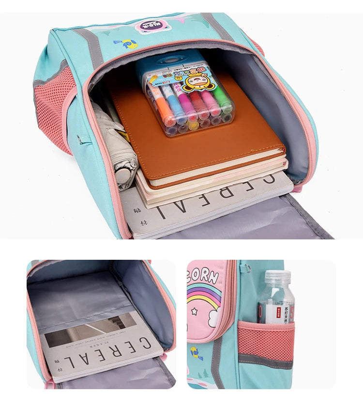 Cute Dinosaur Children Primary School Backpack 1 Grade Sac A Dos Pack Boys Cartoon School Bags For Kids Satchels Mochila Hombre