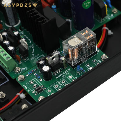 NAP250 MOD 2SC5200 MINI Stereo Power amplifier Base on UK NAIM circuit With SPK protection 80W+80W 8R