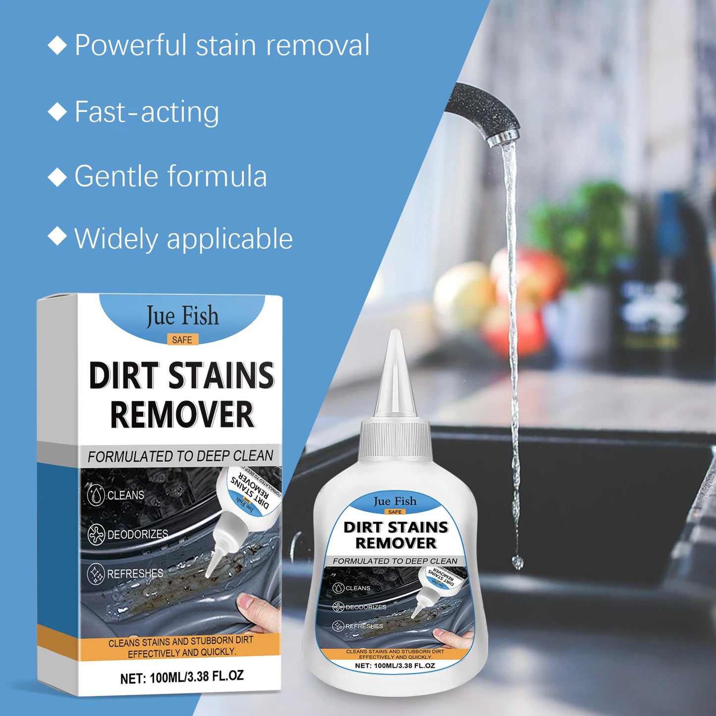 Mold Remover Gel Effectively Removes Scale Mildew & Stubborn Stains Multipurpose Household Decontamination Cleaning Gel 100ml