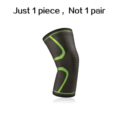 WOSWEIR-1 PC Elastic Knee Pads Nylon Sports Fitness Kneepad Fitness Gear Patella Brace Running Basketball Volleyball Support