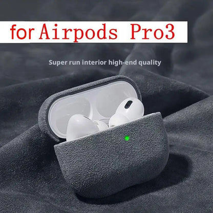 Suede Case For AirPods Pro 3 Luxury Protective Case Full Cover Anti-drop Scratchproof Bluetooth Earphone Accessories