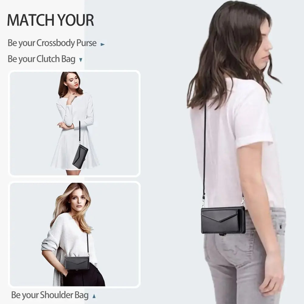 Coque Xiaomi 14 13 12 11 10 - Flip Wallet avec Porte-Carte et Lanière