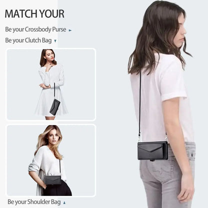Coque Xiaomi 14 13 12 11 10 - Flip Wallet avec Porte-Carte et Lanière