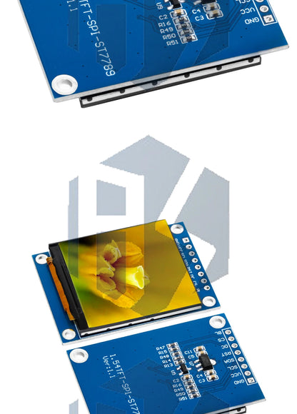 1.54 Inch 1.54" Full Color TFT Display Module HD IPS LCD LED Screen 240x240 SPI Interface ST7789 For Arduino