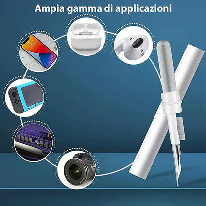 Multifunctional Headphone Cleaning Pens Bluetooth Earphone Cleaning Tools Phone PC Screen Keyboard Integrated Cleaning Brush Kit