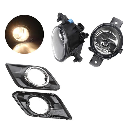 Fog Lights for Nissan X-trail T32 X trail Rogue 2014-2016 Headlight LED Fog Light Switch Harness Cover Grill Fog Lamp Assembly