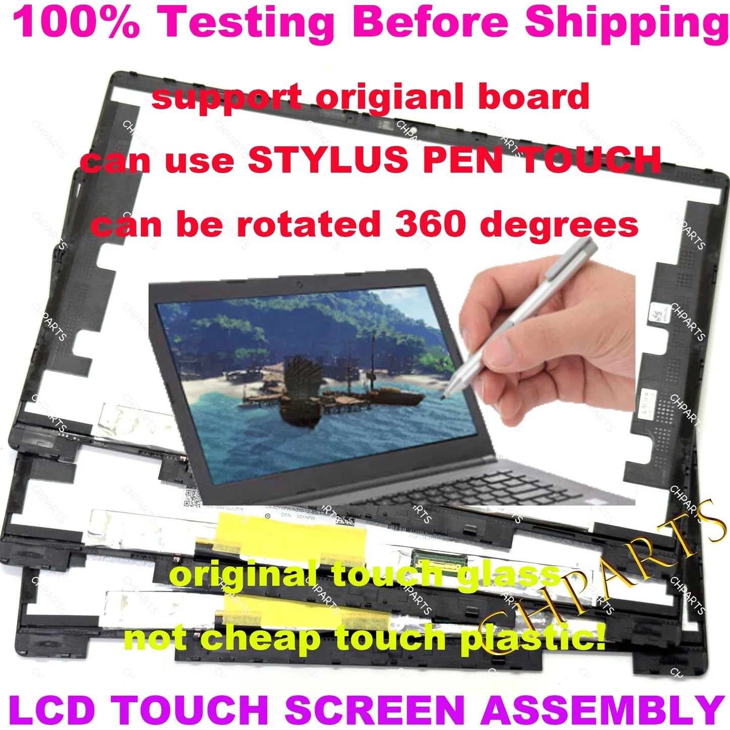 N09468-001 14“ For hp Pavilion x360 14 EK 14-ek 2-in-1 Laptop Lcd Touch Screen Replacement Assembly 250 nits 45% NTSC 1920*1080