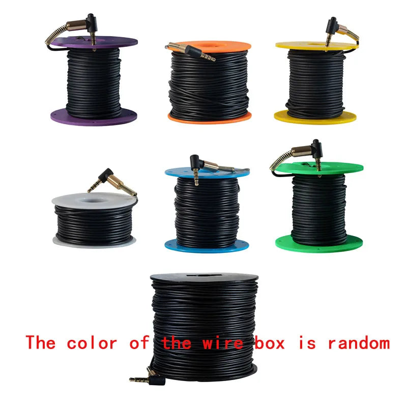 Submarine chamber cable4-core underwater imaging camera cable 20M  headphone head Diving room fishing accessories