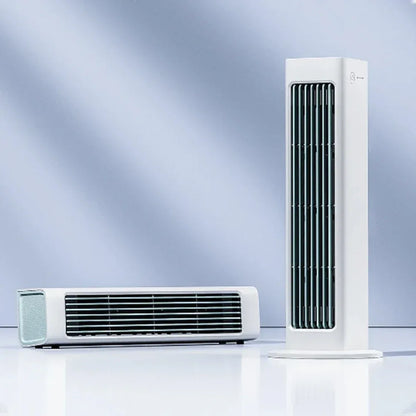 Bladeless Fan Portable Air Conditioning Fan 4000mah Home Office Desktop Standing Fan Living Rooom Bedroom Air Cooler Cooling Fan