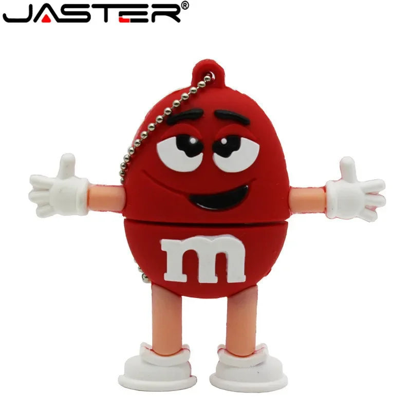 JASTER MM beans model pendrive USB Flash drive Memory stick usb 2.0 thumb drives Pen Drive pendriver 64GB 16GB 32GB U disk gift
