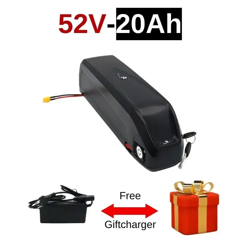 For Hailong Battery 30Ah 20Ah 36V 48V 52V for Bafang BBS02 BBS03 BBSHD Powerful and long-lasting power Motor Hailong Battery
