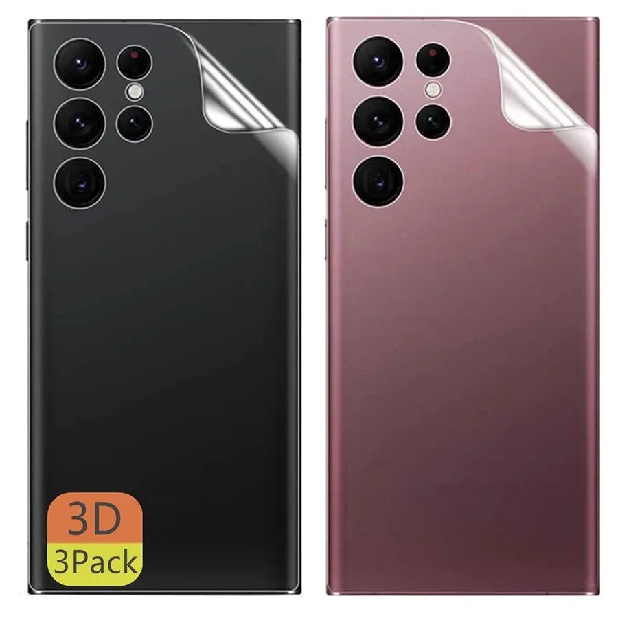 3PCS Back Matte Hydrogel Film for Samsung S24 S23 S22 S21 S20 Ultra FE S10 S9 Plus Screen Protector for Note 8 9 10 20 TPU Film