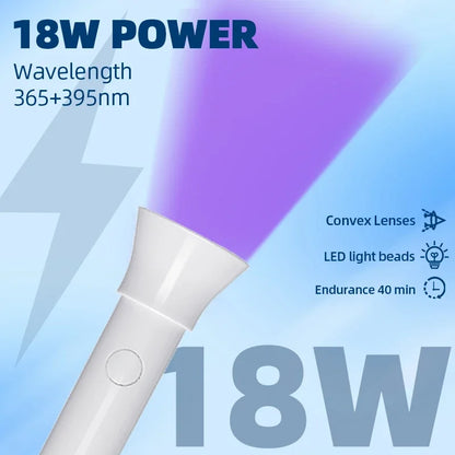 LINMANDA 18W Mini UV LED Nail Lamp Portable Nail Lamp Fast Drying Curing Light for Gel Polish No Black Hands 6 Lamps UV Lamp