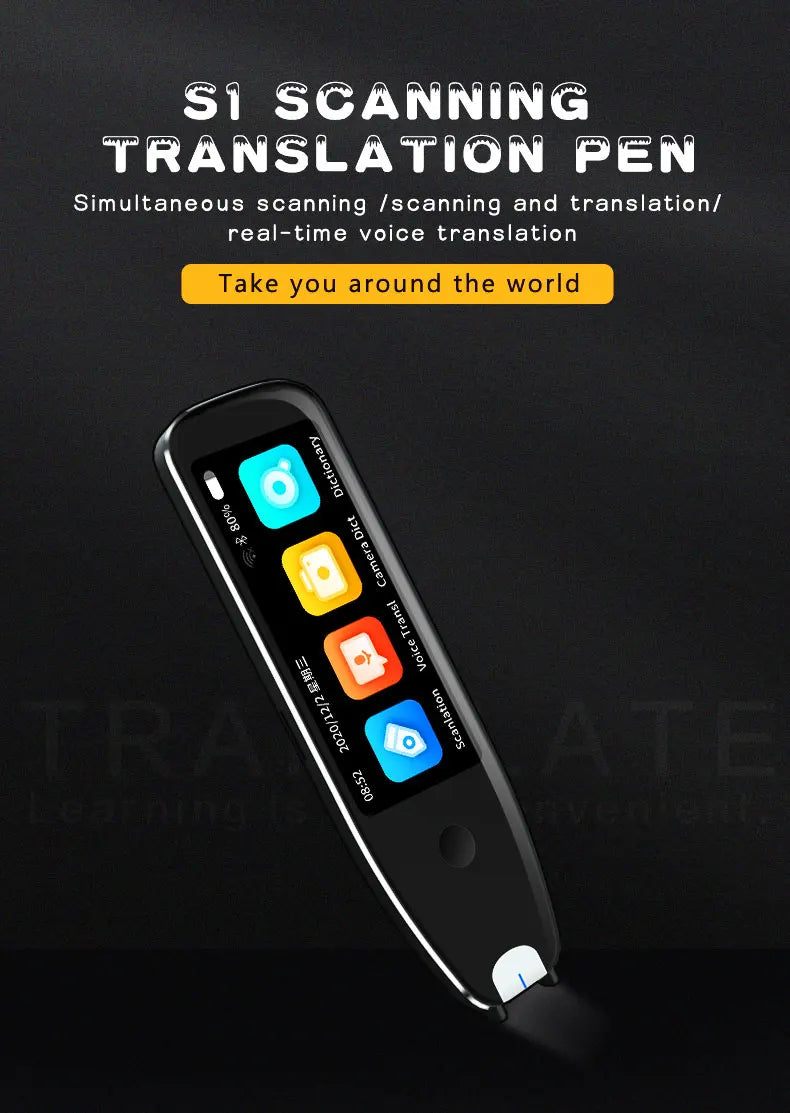 MSAI S10 Smart Scan Translator Pen Offline Extract 21 Languages Photo Translate 134 Voice Translation Dictionary Recorder ﻿
